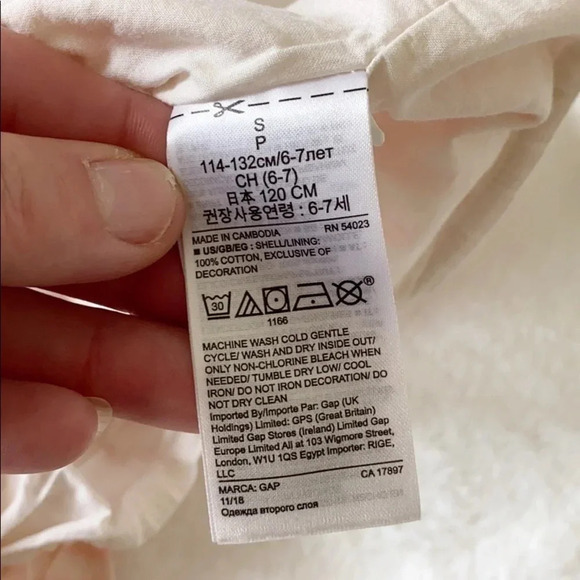 Gap Kids Heart Sequin Tunic Ruffle Top - Picture 6 of 7